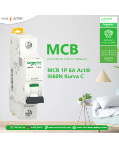 Acti9 iK60N 1P 6A C MCB - A9K27106