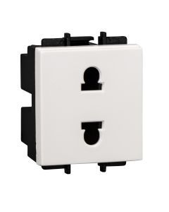 S-Flexi - 10A 250V 2 Pin Universal Socket Outlet with Shutter
