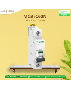 Acti9 iC60N 1P C 20A MCB