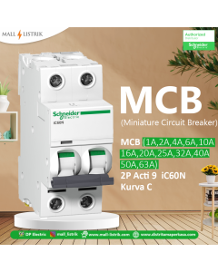 Acti9 iC60N 2P C 40A MCB