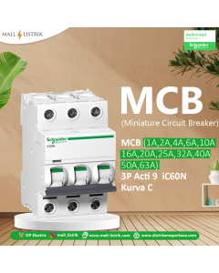 Acti9 iC60N 3P C 16A MCB
