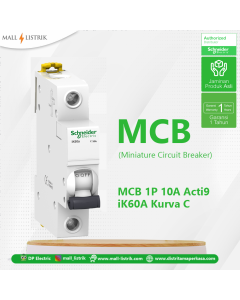 Acti9 iK60a 1P 10A C MCB