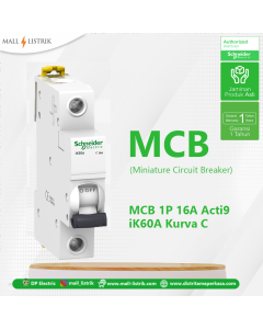 Acti9 iK60a 1P 16A C MCB