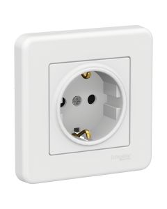 socket outlet side E white