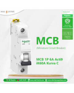 Acti9 iK60a 1P 6A C MCB