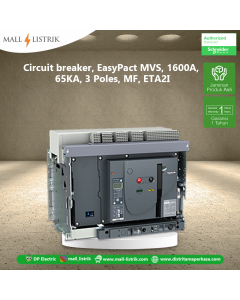 Circuit breaker, EasyPact MVS, 1600A, 65KA, 3 Poles, MF, ETA2I