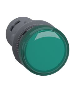 Medium XA2 Pilot Light,220v AC,Green